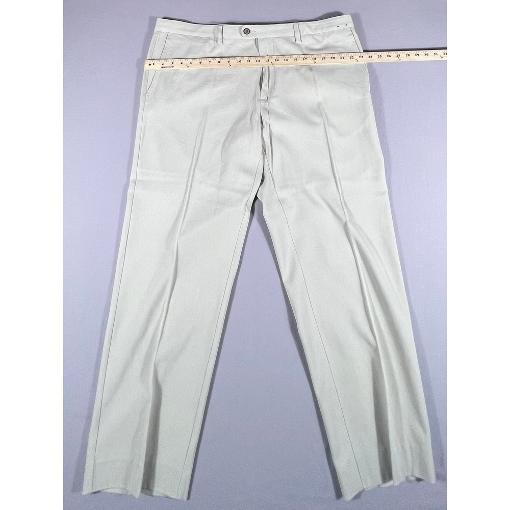 Tommy Bahama Men's Silk Cotton Boracay Flat Front Pants Khaki Beige 42x30 NWT - Picture 5 of 14